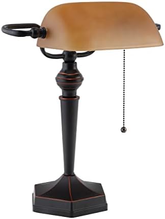 V-Light Desk Lamp, LED Lamp, Table Lamp for Home and Office, Desk Light, Bedside Lamp, Antique Bronze by Realspace