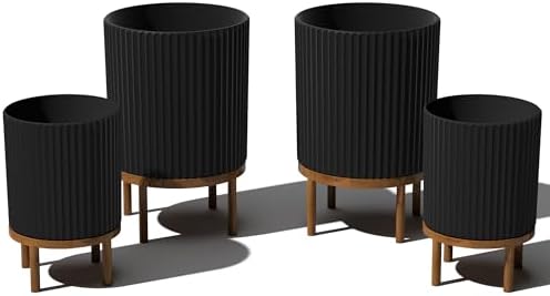 Veradek Demi Series Raised Duo Planters - Set of 2 Planters with Stands by VeradekOutdoor