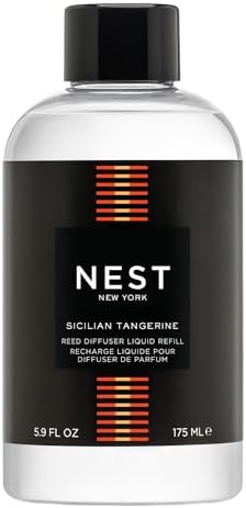 NEST New York Reed Diffuser Liquid Refill, Sicilian Tangerine - 5.9 fl oz - Fragrance for Up to 90 Days - Flame Free by Unknown