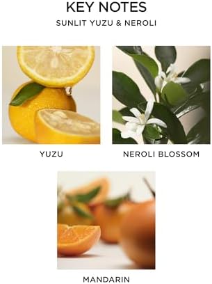 NEST New York Scented 3-Wick Candle, Sunlit Yuzu & Neroli - 21.2 oz - Up to 100-Hour Burn Time - Reusable Glass Vessel - Image 4