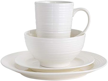 Gibson - 102504.16RM Gibson Home Amelia Court 16 Piece Dinnerware Set, White - Image 3