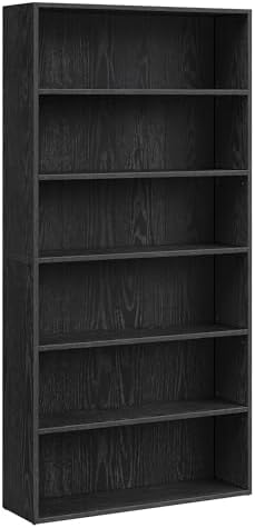 VASAGLE 6-Tier Bookshelf, Storage Organizer, 31.5 x 9.5 x 63.3 Inches by VASAGLEbySONGMICSHOME