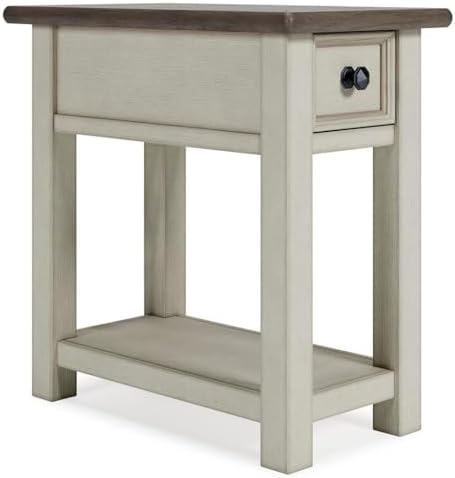 Signature Design by Ashley Bolanburg Narrow End Table, Charging Station by Unknown