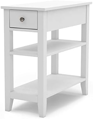 ChooChoo Side Table Living Room with Drawer and Shelf - Image 5
