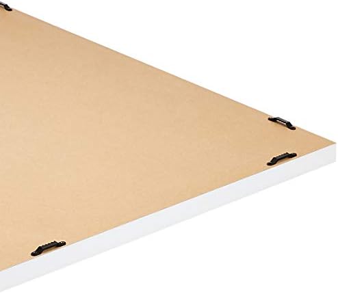 Amazon Basics Rectangular Wall Mount Mirror for Bedroom, Living Room, Entryway, 20" x 28", Standard Trim, White, Hangs Horizontally or Vertically - Image 4
