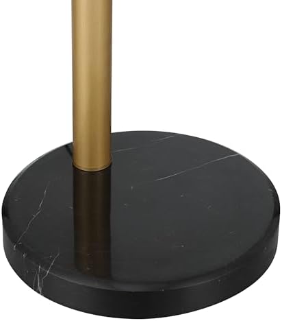 Infini 78" Tall 5-Light Marble Brushed Brass Modern Arc Floor Lamp - Image 5