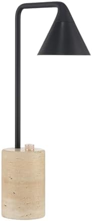 GEORGE KOVACS P1853-66A-L Kovacs Task Portables LED Table Lamp, 1-Light, 8 Total Watts, 21.75-in H x 8-in W, Coal Black by GeorgeKovacs