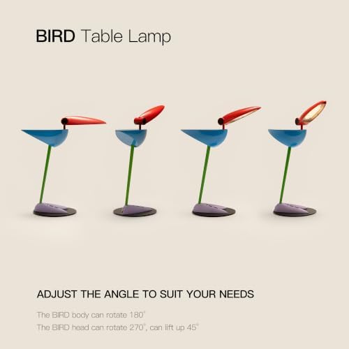 KEEY Modern Bird Desk Lamp Aluminum Night Light LED Reading Lamp Home Decor - Image 6