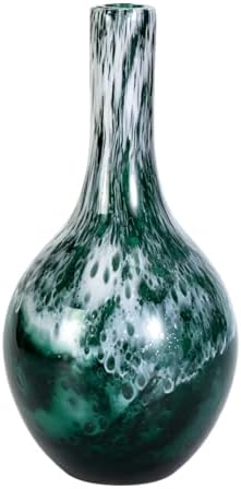 KAMMAK Glass Vase,Colored Hand Blown Decorative Vase by KAMMAK
