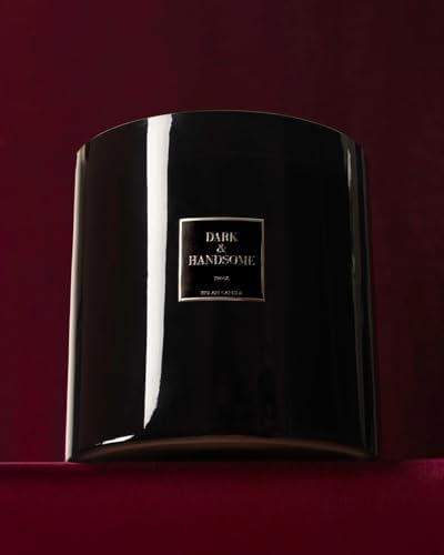 | Huge 10lb Luxury Candle, 150oz, 500 Hours | Dark & Handsome | Bergamot, Amber, Leather | Natural Coconut-Soy Wax | by Big Ass Luxuries | As Seen On Shark Tank - Image 6