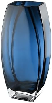 Glass - Vase - Blue - Teal - 10.25" Height - Heavy Durable - Made in Europe - by Barski by Barski