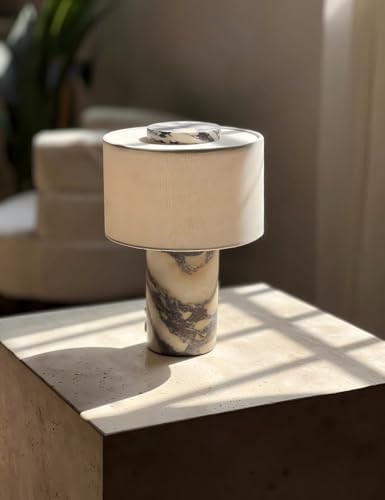 BSOD Marble Lamp, 10 Inch Natural Stone Modern Luxury Decor Lamp - Image 5