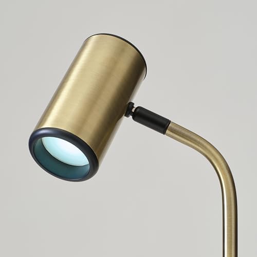 Brightech Ezra Office Desk Lamp – Wireless Charging Pad and Color Temperature Changing Light Options – Living Room or Den Table Light for Art Deco, Mid-Century, Contemporary Décor - Brass - Image 7