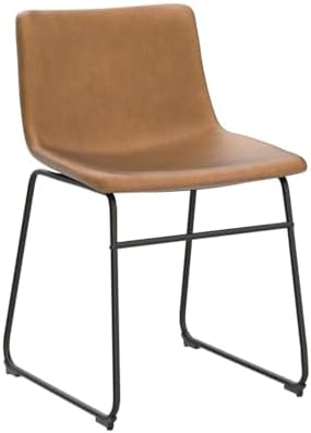 Waleaf Dining Chairs Set of 2, 18" Faux Leather Counter Height Bar Stools - Image 4