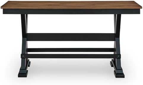 Signature Design by Ashley Counter Height Dining Bench, 48", Brown & Black - Image 3