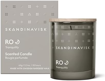 SKANDINAVISK Scented Candle, RO(Tranquility), 2.3 Ounce by Skandinavisk