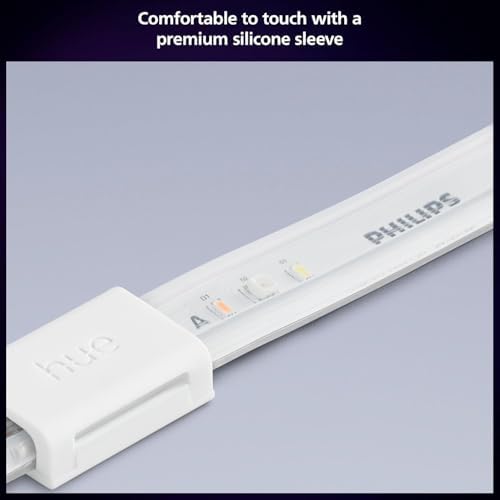 Philips Hue Indoor 33 Ft Smart LED Solo lightstrip Base Kit - 1 Pack - Control with Hue App - Compatible with Alexa, Google Assistant and Apple HomeKit - Image 6