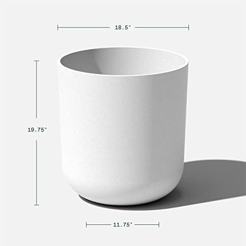 Veradek Mason Series Lima Planter & Drip Tray - Large Round Outdoor Planter - Image 3