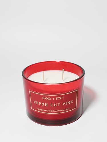 Sand + Fog Scented Candle - Fresh Cut Pine – Additional Scents and Sizes – 100% Cotton Lead-Free Wick - Luxury Air Freshening Jar Candles - Perfect Home Decor – 12oz … - Image 3
