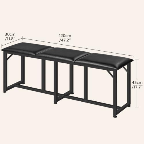 MAHANCRIS Dining Bench, 47.2 Inch Dining Room Bench - Image 2