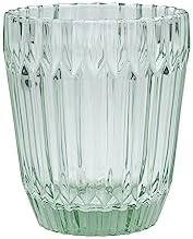 Fortessa Archie Glass Drinkware, Double Old Fashioned (Set of 6), 12.5 Ounce, Sage by Unknown