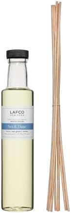 LAFCO New York Reed Diffuser Refill, Sea & Dune - 8.4 oz - Up to 4-Month Fragrance Life - Includes Natural Wood Reeds - Free of Dyes & Propellants - Made in the USA by Unknown