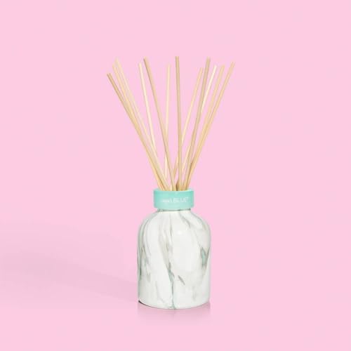 Capri Blue Modern Marble Reed Diffuser Set - Includes Reed Diffuser Sticks, Scented Oil & Glass Bottle - Luxury Scents for Bedroom Decor & Bathroom Air Freshener - Coconut Santal (5.7 fl oz) - Image 7