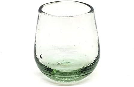 Clear 6 oz Roly Poly Glasses (set of 6), Recycled Glass, Lead-free, Toxin-Free (6 oz Roly Poly) - Image 2