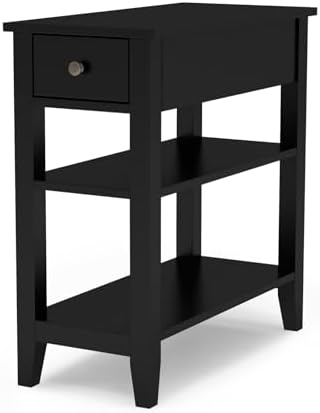ChooChoo Side Table Living Room with Drawer and Shelf - Image 6