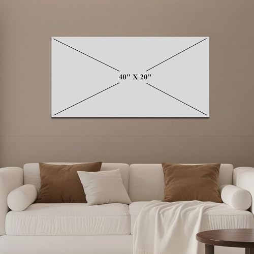 Anolyfi Nautical Coastal Canvas Wall Art for Living Room 40"x20" - Image 7