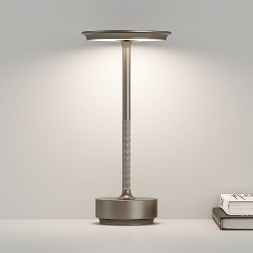 Cordless Table Lamp,Portable LED 5000mAh Battery Operated by ZTFLOS
