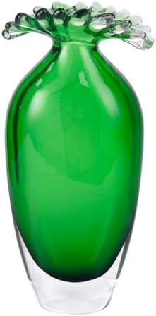 KAMMAK Glass Vase,Colored Hand Blown Decorative Vase by KAMMAK