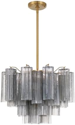 Crystorama Addis 6 Light Aged Brass Chandelier - Image 2