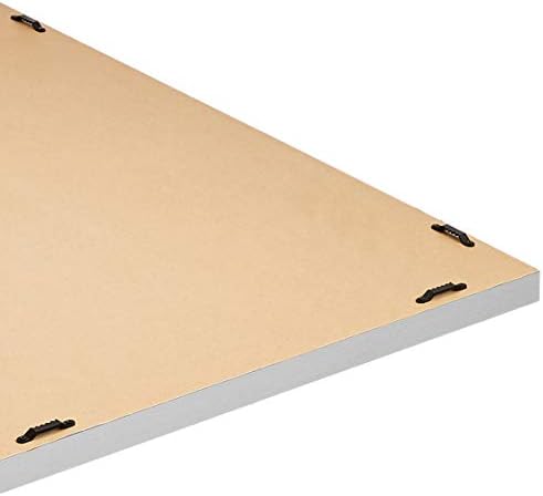 Amazon Basics Rectangular Wall Mount Mirror for Bedroom, Living Room, Entryway, Standard Trim, 20" x 28", Nickel - Image 4