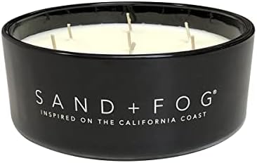 Sand + Fog Scented Candle - Teakwood - Additional Scents and Sizes – 100% Cotton Lead-Free Wick - Luxury Air Freshening Jar Candles - Perfect Home Décor for Your Cocktail Table – 34 oz - Image 2