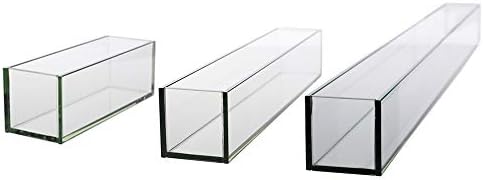 WGV Rectangle Plate Vase, Length 24", Width 4", Height 4", Glass Container, Floral Dispaly, Candy Holder, Planter Terrarium for Wedding Party Event, Home Office Décor, Clear, 1 Piece - Image 4