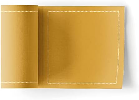 Cotton Cocktail Napkin - 4.5 x 4.5 in - 50 units per roll - Curry by MYDRAP