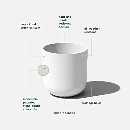 Veradek Mason Series Lima Planter - Large Round Outdoor Planter - Image 2