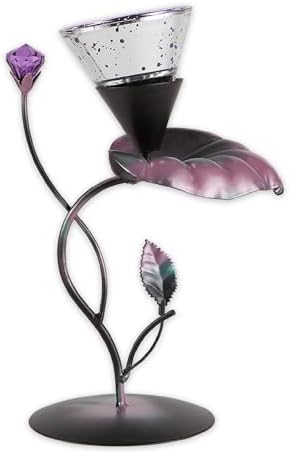 Gifts & Decor Lilac Lily Pad Tealight Candleholder Centerpiece Stand - Image 2