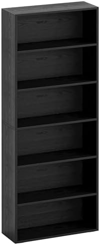 IRONCK Bookshelves and Bookcases Floor Standing 6 Tiers Display Storage Shelves 70 in Tall Bookcase Home Decor Furniture for Home Office, Living Room, Bed Room by IRONCK