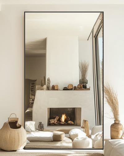 Antok Full Length Mirror, 82"x44" Floor Mirror for Bedroom, Dorm, Black by AntokMirror