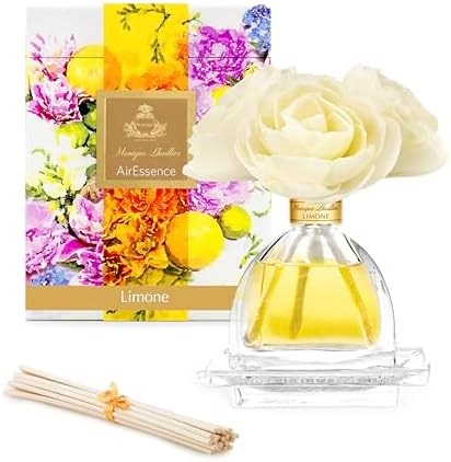 AGRARIA Monique Lhuillier Limone Scented AirEssence Diffuser, 7.4 Ounces with Reeds and Flowers by Unknown