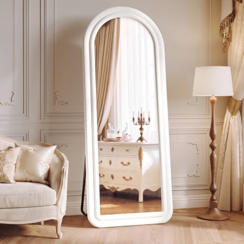 Koonmi 63"x24" Arched Full Length Mirror, Floor Mirror with Stand by KOONMI