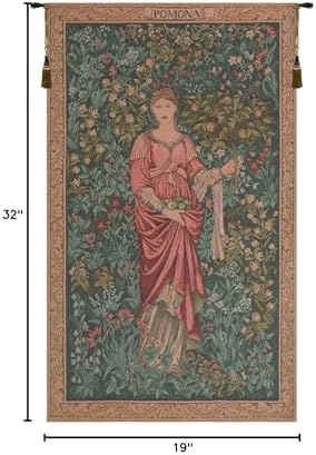 Edward Burne Jones Pomona Tapestry Wall Hanging 32 x 19 in - Image 7