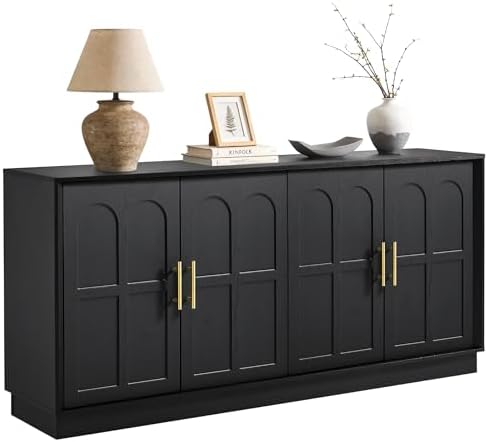66.5" Sideboard Buffet Cabinet with Storage, Modern Credenza by Home