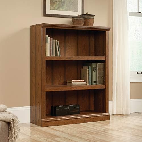 Sauder Miscellaneous Storage 3-Shelf Bookcase/ Book shelf, Washington Cherry finish - Image 2