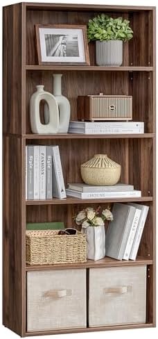 VASAGLE 5-Tier Bookshelf, Storage Organizer, 23.6 x 9.4 x 52.8 Inches by VASAGLEbySONGMICSHOME