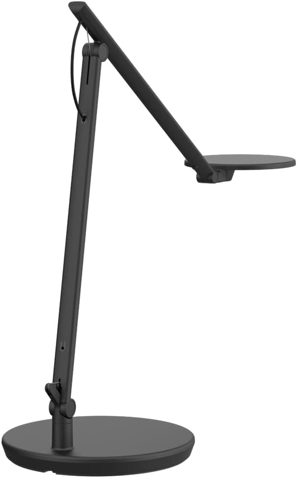 Humanscale Nova Task Light | Extended Range Arm | Desktop Base | 3000 K Color Temperature | Jet Black by Unknown