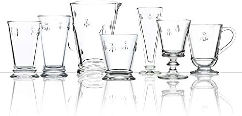 La Rochere Napoleon Bee Double Old Fashioned Tumbler Set of 6 – La Rochere Bee Glassware Sets – Fancy Glassware Drinking Glasses (15 oz) - Image 2