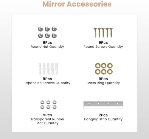 pertetey 67 x 24 in Home Gym Mirror, Frameless, 1-Pack - Image 4